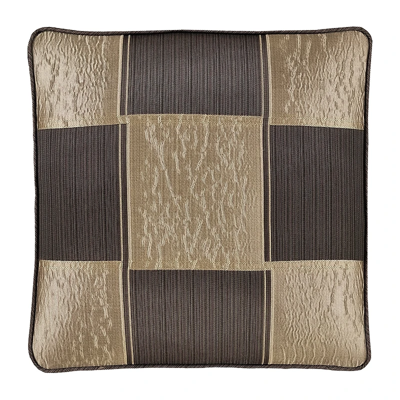 Queen Street Benton Bronze Square Throw Pillow