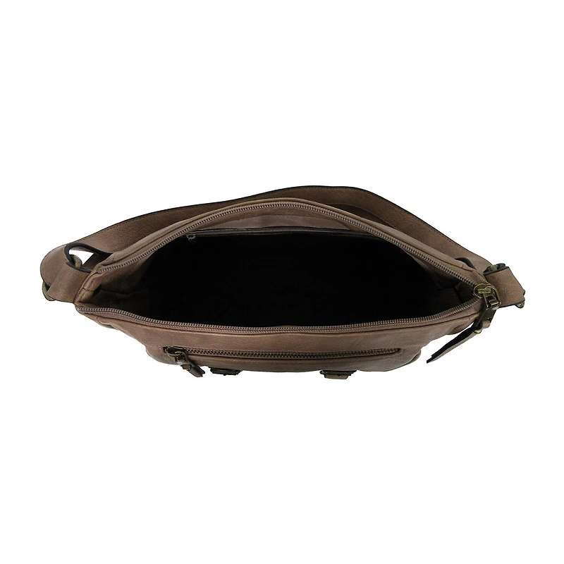 Bueno of California Glenhaven Buckle Front Crossbody Bag