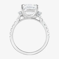 Signature By Modern Bride (F / Vs2) Womens 4 1/2 CT. T.W. Lab Grown White Diamond 14K Gold Round Side Stone Engagement Ring