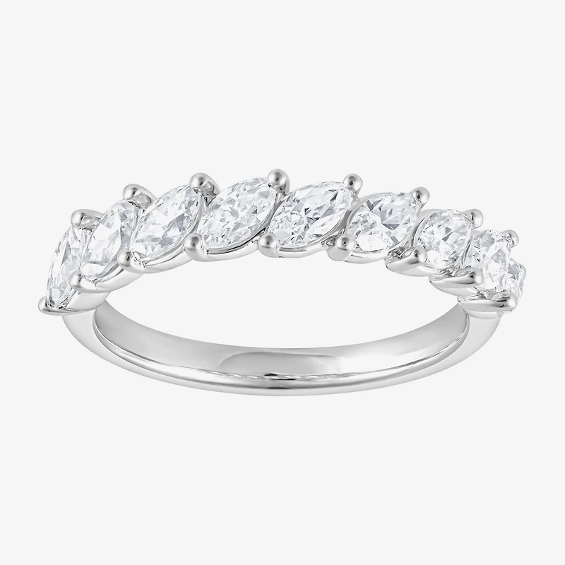 (F / Vs2) Womens 1 CT. T.W. Lab Grown White Diamond 10K Gold Band