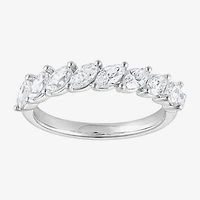 (F / Vs2) Womens 1 CT. T.W. Lab Grown White Diamond 10K Gold Band