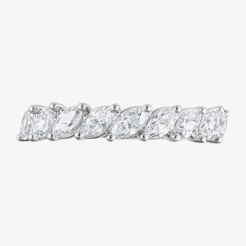 (F / Vs2) Womens 1 CT. T.W. Lab Grown White Diamond 10K Gold Band