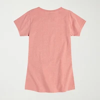 Girls Crew Neck Short Sleeve Snoopy Graphic T-Shirt