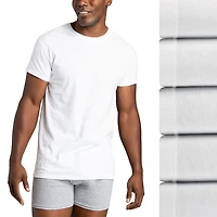 Fruit of the Loom Premium Mens 5 Pack Short Sleeve Crew Neck MOISTURE_WICKING T-Shirt