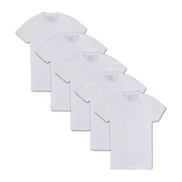 Fruit of the Loom Premium Mens 5 Pack Short Sleeve Crew Neck MOISTURE_WICKING T-Shirt