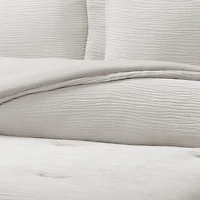 Casual Comfort Textured Cloud Gauze Down Lightweight Comforter Set