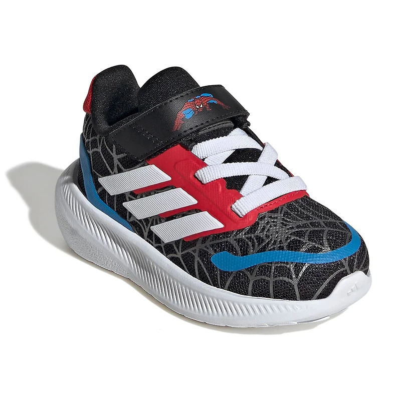 adidas Cloudfoam Runfalcon El Toddler Boys Spiderman Running Shoes