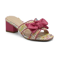 Adrienne Vittadini Womens Arnoldo Heeled Sandals