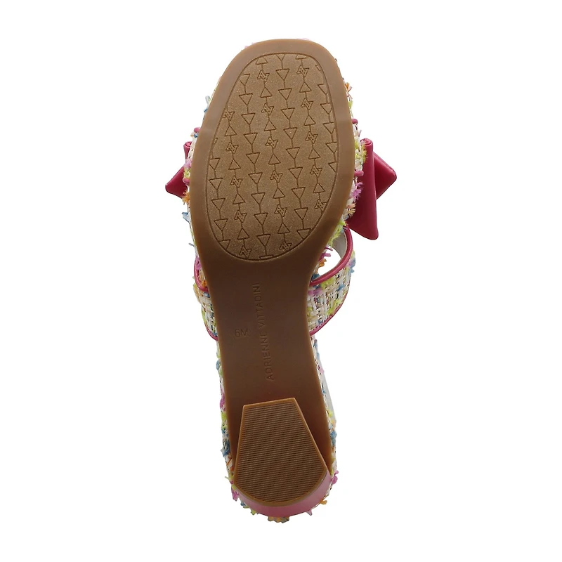 Adrienne Vittadini Womens Arnoldo Heeled Sandals