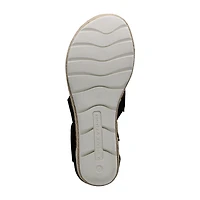 Adrienne Vittadini Womens Carlos Wedge Sandals