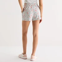 Womens Mid Rise Juniors Hello Kitty Pull-On Short