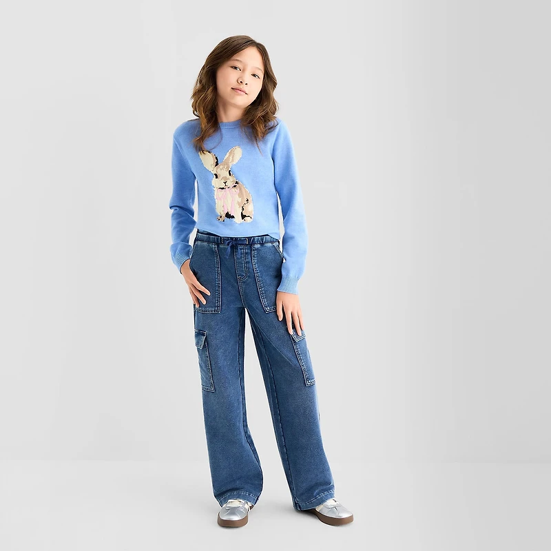 Vanilla Star Big Kid Girls Cargo Jean