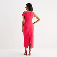 Bold Elements Womens Short Sleeve Midi Bodycon Dress