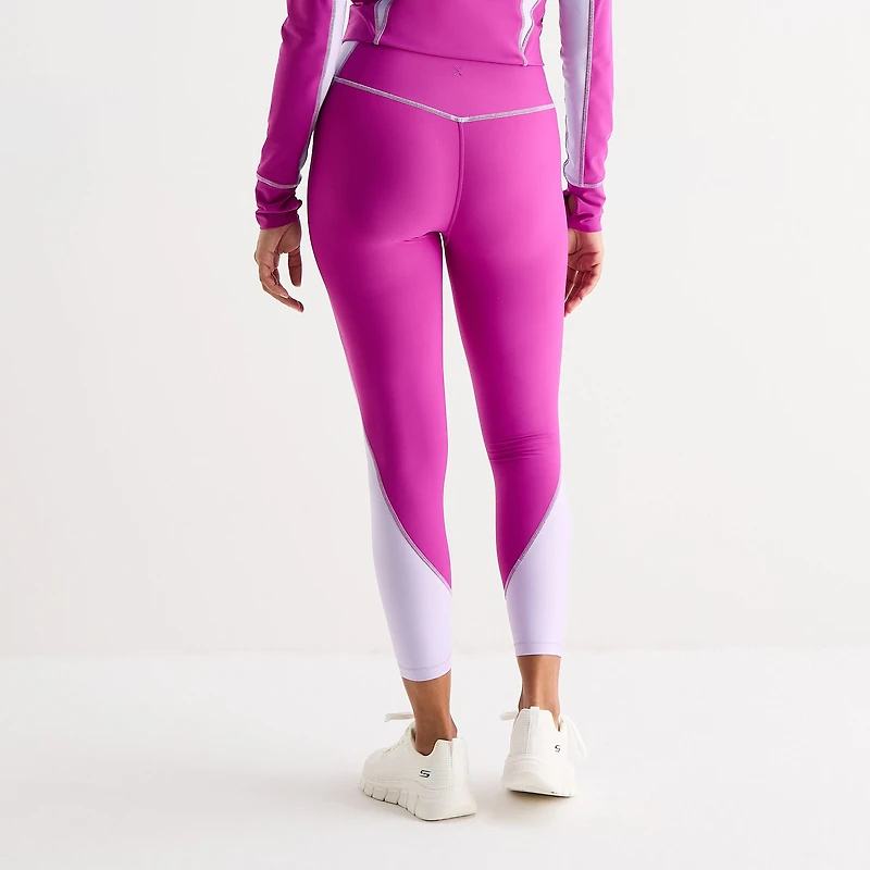 Xersion EverContour+ Womens Quick Dry High Rise 25" 7/8 Ankle Legging
