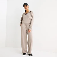 Xersion Scuba Luxe Womens Straight Mid Rise Active Pant
