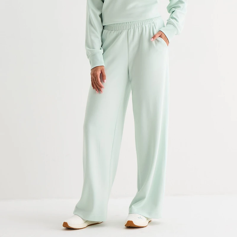 Xersion Scuba Luxe Womens Straight Mid Rise Active Pant