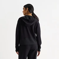 Xersion Scuba Luxe Womens Hooded Half Zip Pullover