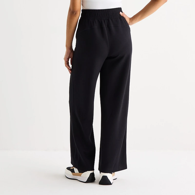 Xersion Scuba Luxe Womens Straight Mid Rise Active Pant