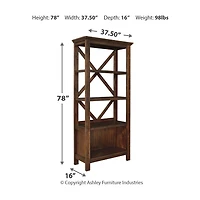 Signature Design by Ashley® Baldridge Office 4-Shelf Bookcase