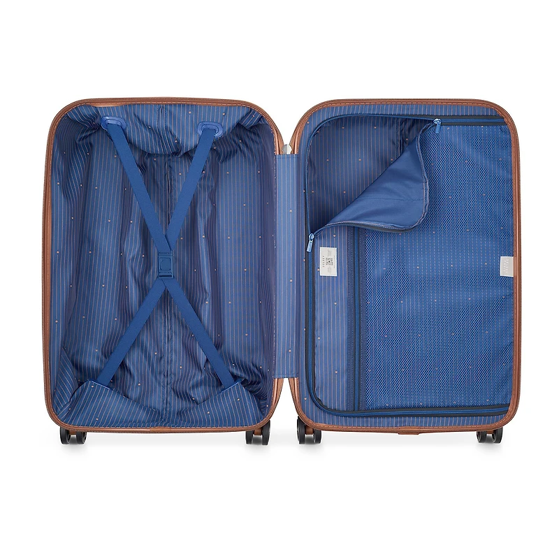 Delsey Paris Flanerie Inch Hardside Checked Spinner Luggage