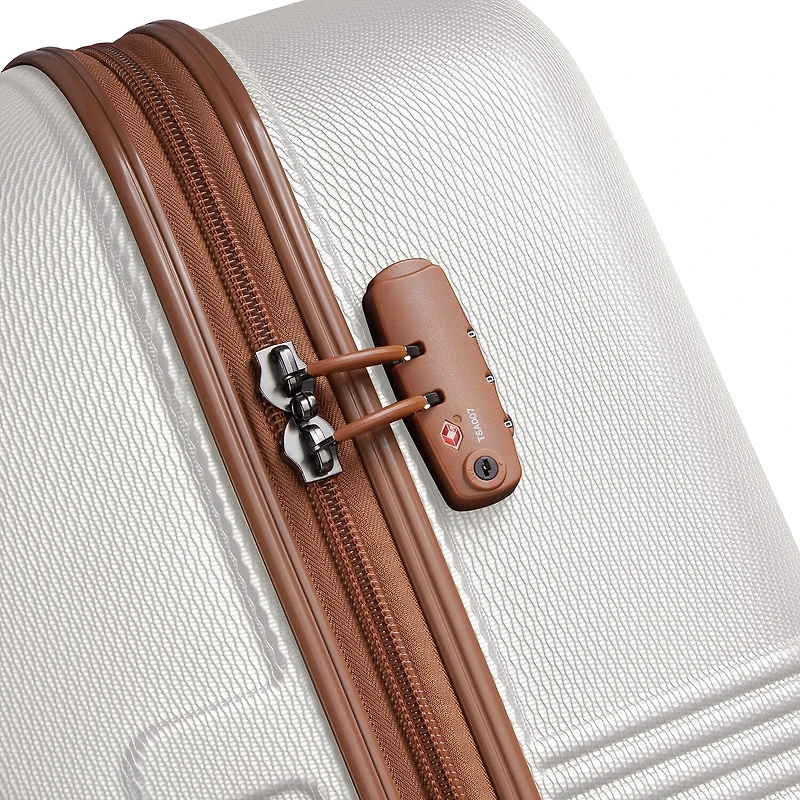 Delsey Paris Flanerie 28 Inch Hardside Checked Spinner Luggage