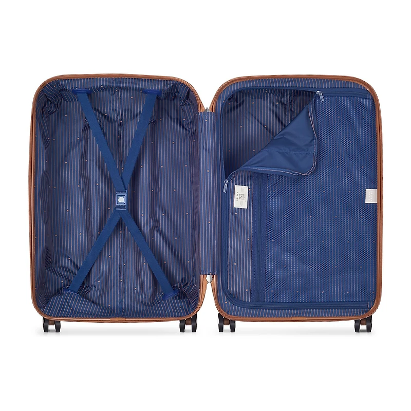 Delsey Paris Flanerie Inch Hardside Checked Spinner Luggage
