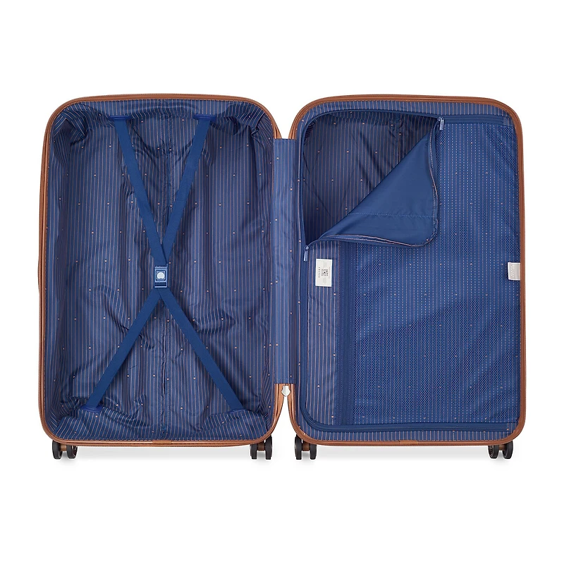 Delsey Paris Flanerie 28 Inch Hardside Checked Spinner Luggage