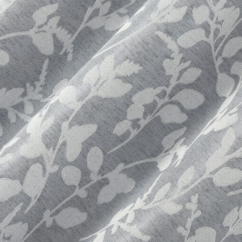 Sun Zero Glynn Gaia Woven Floral Magnetic Closure Grommet Top Energy Saving 100% Blackout Set of 2 Curtain Panel