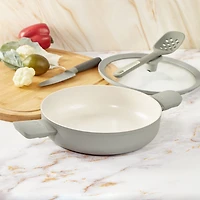 BergHOFF Balance Ceramic 3-qt. Saute Pan with Glass Lid