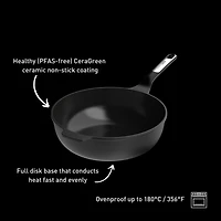 BergHOFF Leo Phantom Ceramic 5.3-qt. Non-Stick Wok