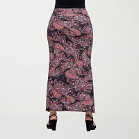 24seven Comfort Apparel Womens Maxi Skirt