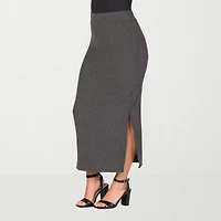 24seven Comfort Apparel Womens Maxi Skirt