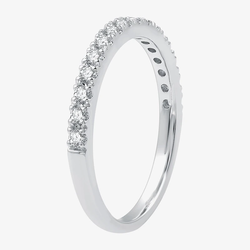 I Said Yes (G / Si1-Si2) Womens 1 1/2 CT. T.W. Lab Grown White Diamond Sterling Silver Cushion Side Stone Halo Bridal Set