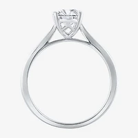(H-I / SI2) Womens 1 1/2 CT. Lab-Grown White Diamond 14K Gold Oval Solitaire Engagement Ring