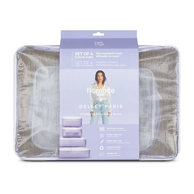 Florence By Mills X Delsey Paris No Drama Packing Cubes Set Of 4