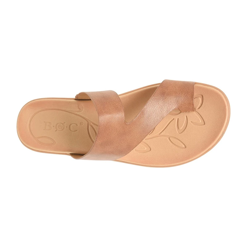 BOC by Born Womens Hazy Toe Ring Strap Flat Sandals
