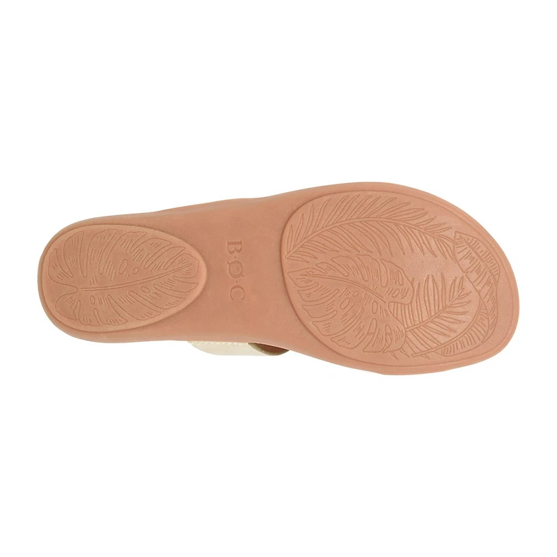 BOC by Born Womens Hazy Toe Ring Strap Flat Sandals