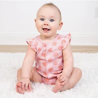 The Peanutshell Baby Girls Sleeveless Floral 2-pc. Romper