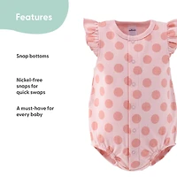 The Peanutshell Baby Girls Sleeveless Floral 2-pc. Romper
