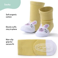 The Peanutshell Baby Girls Crew Socks