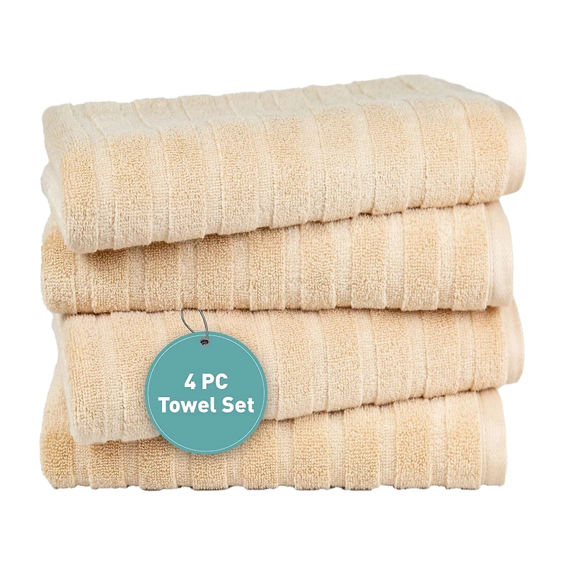 Trident 100% Cotton Soft And Absorbent 4-pc. Quick Dry Bath Towel