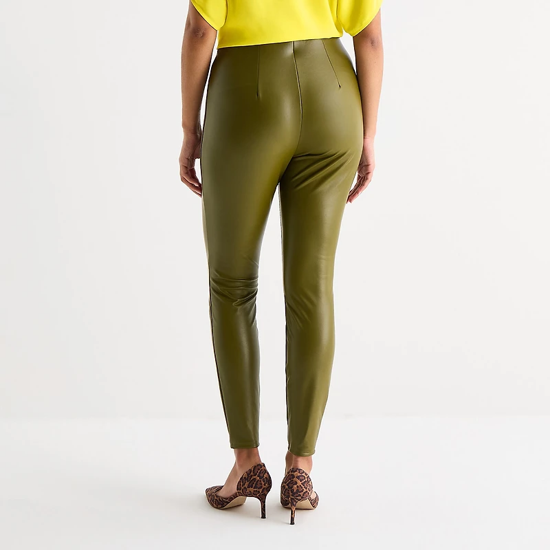 Bold Elements Womens Skinny Faux Leather Pant
