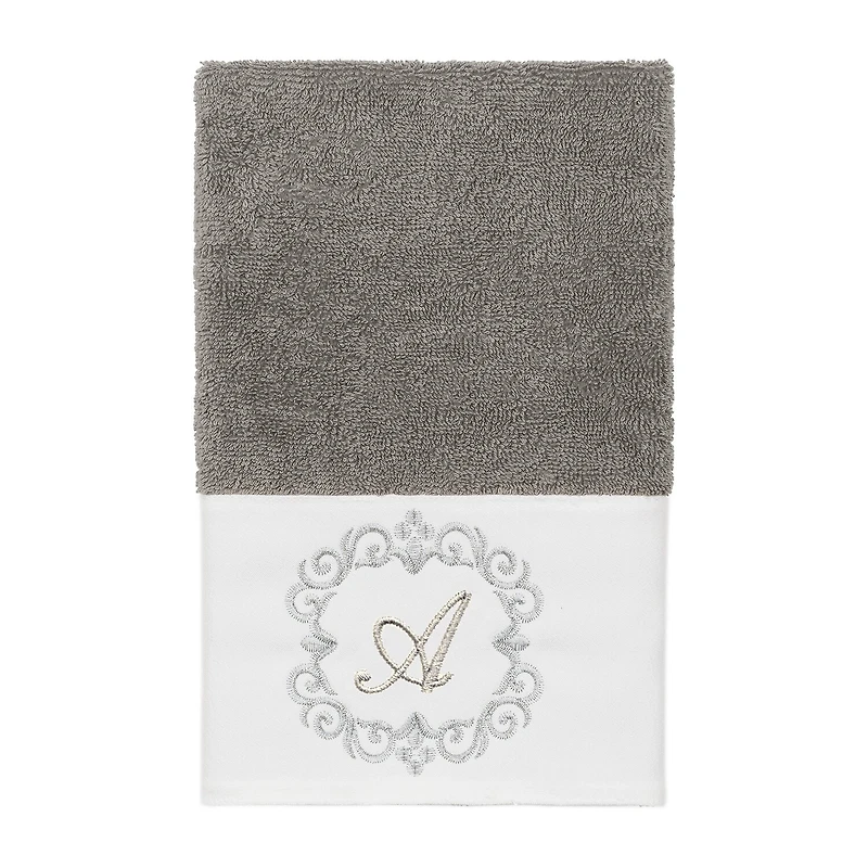 Linum Home Textiles Monica Silver Embellished 3-pc. Bath Towel Set