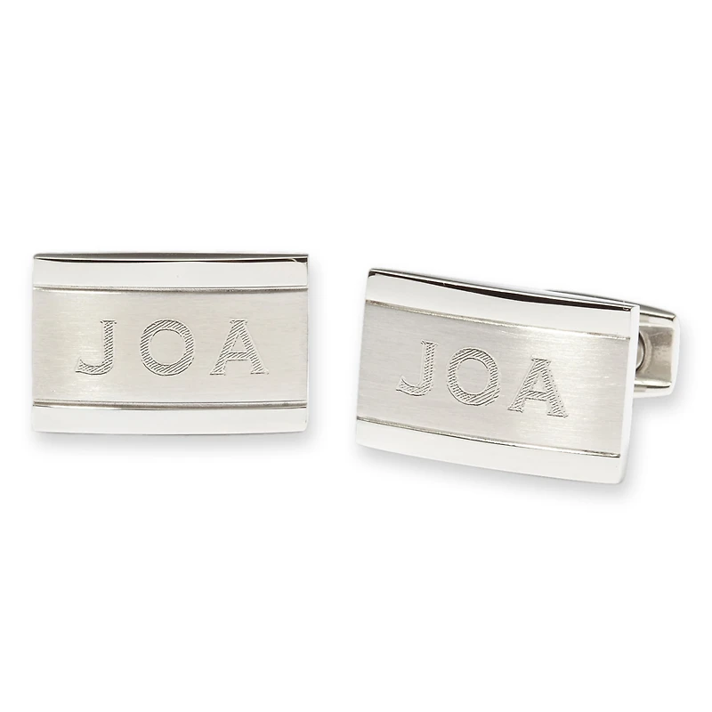 Personalized Stainless Steel Cuff Links
