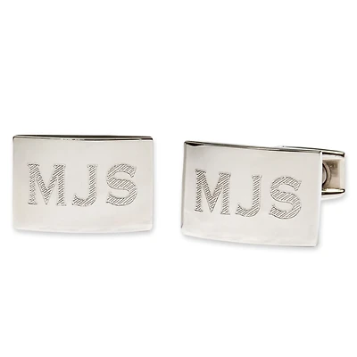 Personalized Stainless Steel Cuff Links
