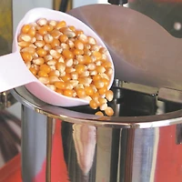 Nostalgia™ KPM200CTBK 2.5 Ounce Popcorn Cart with 5-Quart Popcorn Bowl