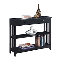 Convenience Concepts Mission 1-Drawer Console Table