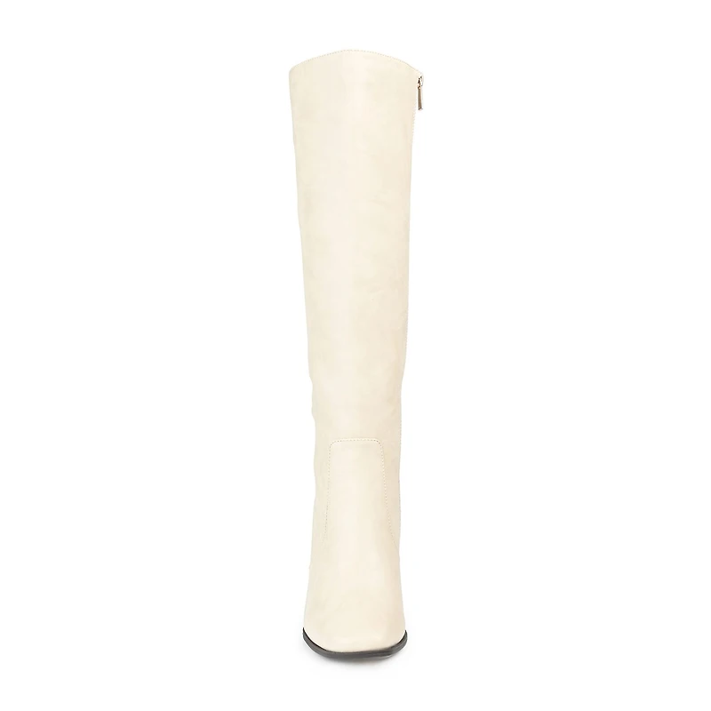 Journee Collection Womens Karima Stacked Heel Riding Boots