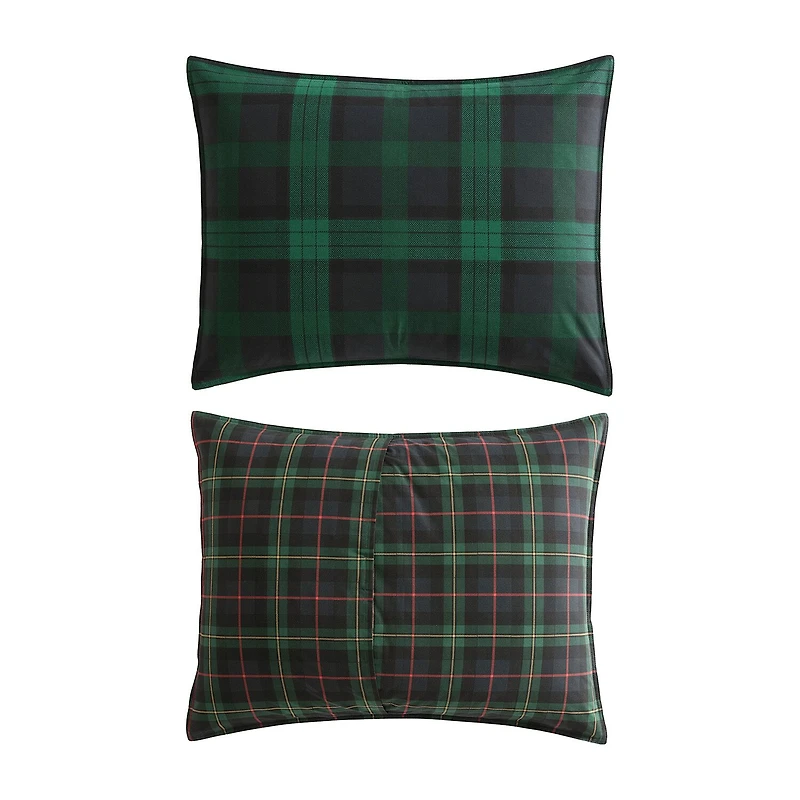 Eddie Bauer Woodland Tartan Midweight Comforter Set