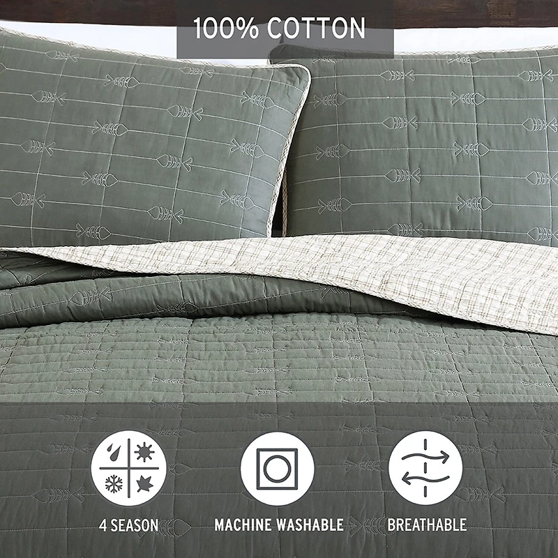 Eddie Bauer Troutdale Quilt Set